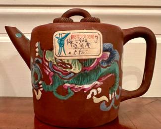 Art Pottery Chinese Teapot