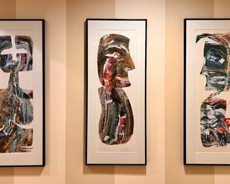 "Faces," Signed Clara Bohrer