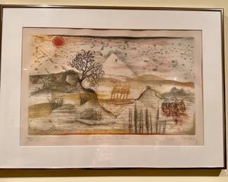 Signed Lithograph, 20/37