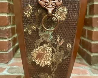 Japanese Copper & Enamel Vase