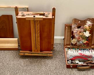 Easel & Paint Supplies