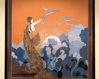 "Wings of Victory," Signed Erte