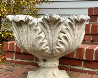 (2) Cement Planters