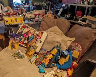 Vintage Barbies and toys