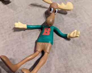 Vintage Bullwinkle moose figure