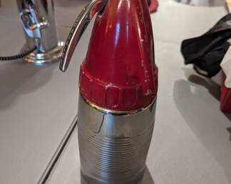 Antique seltzer bottle