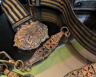 Antique Masonic Knights Templar Belt