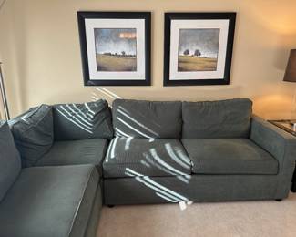 BUY IT NOW: Sectional Sofa by Crate & Barrel. $550