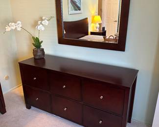 BUY IT NOW: 6-Drawer Dresser + Mirror by Lifestyle Solutions. $250