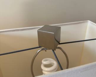 Modern Chrome Table Lamp