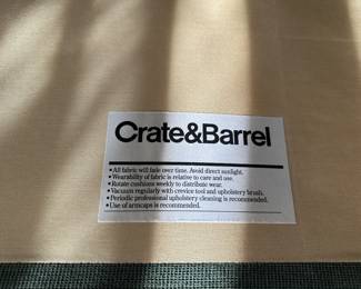 BUY IT NOW: Sectional Sofa by Crate & Barrel. $550