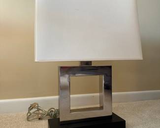 Modern Chrome Table Lamp