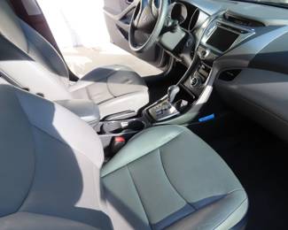 2013 Hyundai Elantra, Limited. 55,000 miles. 1.8 liter,    4 cylinder. 6 speed automatic FWD.  Leather interior, moon/sunroof. Non smoker, no pets. New battery, new tires. Very good condition.