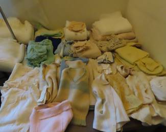 Antique baby clothing.