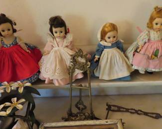Antique dolls.