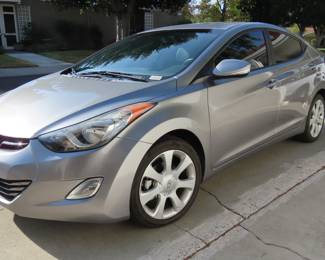 2013 Hyundai Elantra, Limited. 55,000 miles. 1.8 liter,    4 cylinder. 6 speed automatic FWD.  Leather interior, moon/sunroof. Non smoker, no pets. New battery, new tires. Very good condition.