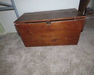 Antique storage crate for eggs.