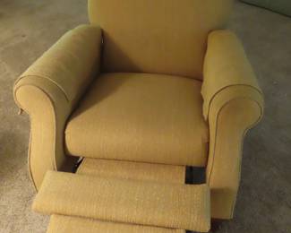 Push back recliner.