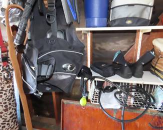 Diving equipment.
