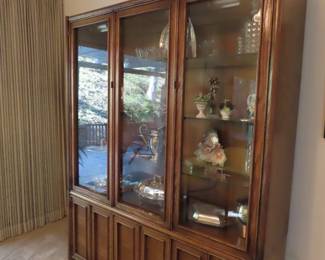 China cabinet.