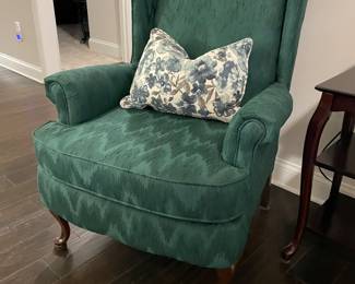 Vintage wingback chair