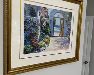 Howard Behrens serigraph on canvas 142/395