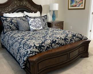 Queen sized master bed