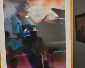 Steve Bloom "Aqua Blues"  -  seriolithograph 29/2150