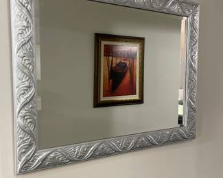 Large hall mirror