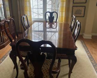 Dining Room Table and Hutch