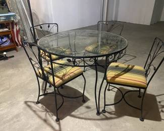 Glass Top Dining table