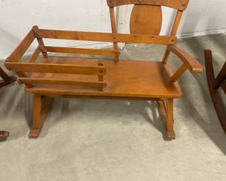 Antique CradleRocker that plays music