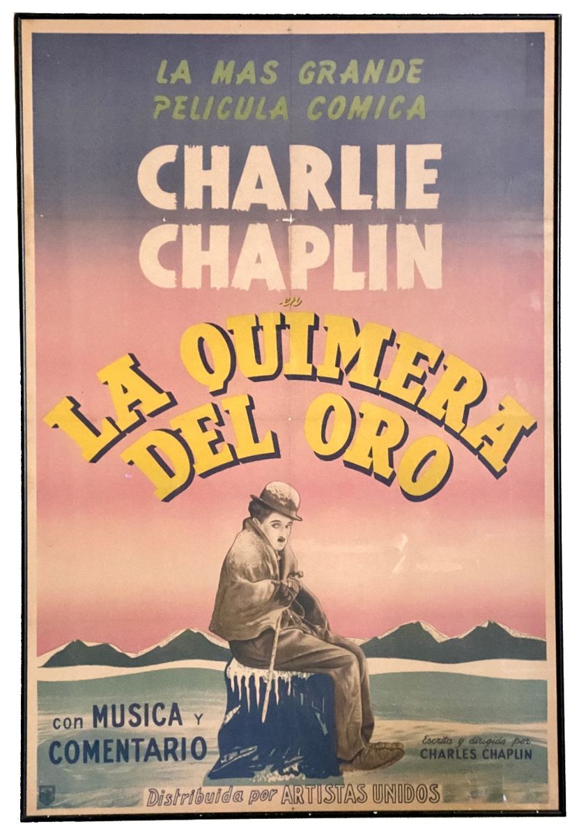 Original Movie Poster, Charlie Chaplin's "Gold Rush", 1925