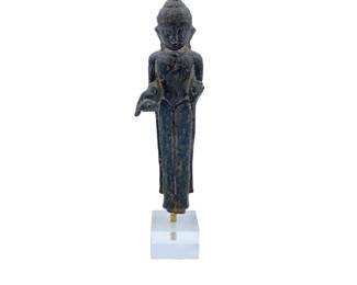 North Central Thailand Standing Buddha Figurine