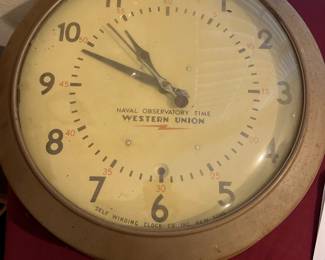 Naval Observatory Time
Western Union