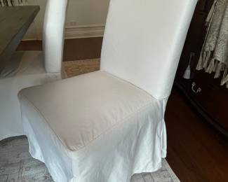 4 dining chairs,  $150