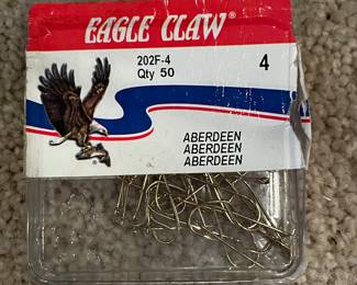 Eagle Claw 202F-4 hooks, $2