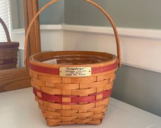 Longaberger Christmas Collection 1994 Edition, Jingle Bell Basket,  was $20, NOW $14