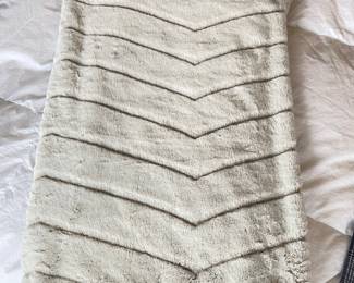 Beige chevron throw,  $15
