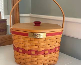 Longaberger Christmas Collection 1997 Edition, Snowflake Basket, was $20, NOW $14
