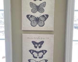 Butterfly wall art - sold individually - see following pics for info and pricing ~