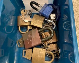 Assorted Lock & Key's,  was $8, NOW $6
