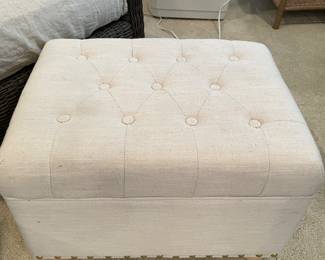 Additional view of tufted ottoman ~