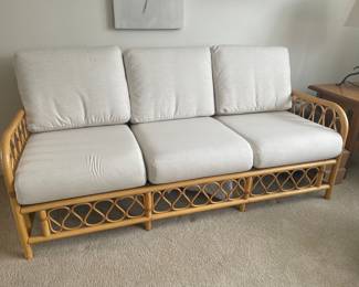 Rattan sofa, 70"L x 38"D x 34"H,  was $345, NOW $265