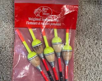 Weighted spring floats, $10