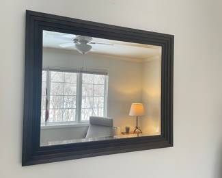 Black beveled mirror, 25"W x 29"H,  was $38, NOW $30