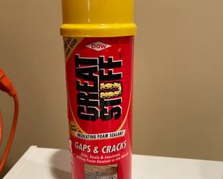 Great Stuff - Insulating foam sealant, $3