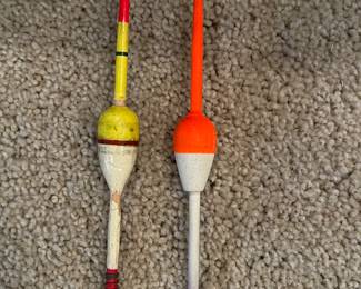 1 yellow, 1 orange bobber,  was $5, NOW $3