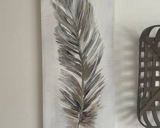 Feather pic,  18"W x 4'H,  was $36, NOW $28