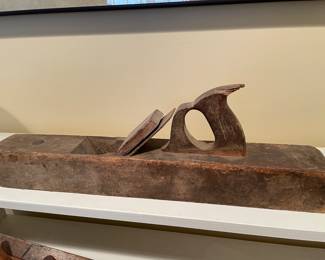 Vtg wood planer, 22"L,  was $10, NOW $8